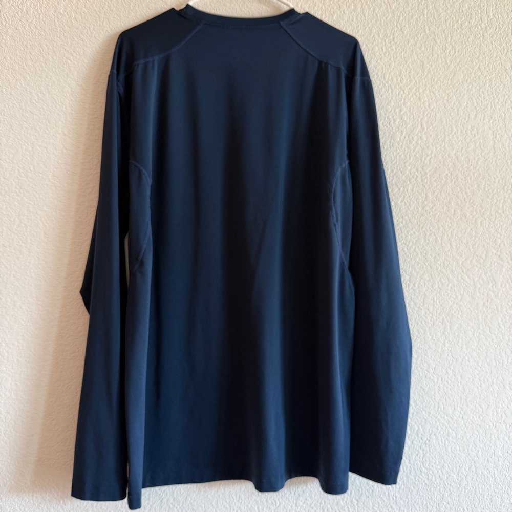 Nike Pro Dri-Fit Men’s Long Sleeve Athletic Shirt XXL– Dark Navy Performance Top - Picture 16 of 16